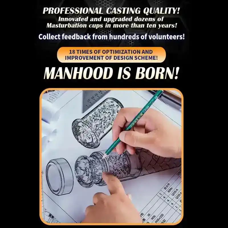 masturbador con copa abs recargable