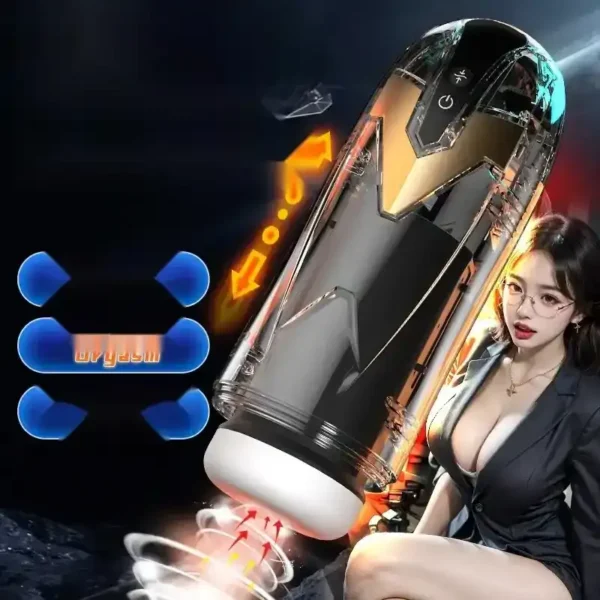 masturbador con empuje de alta velocidad