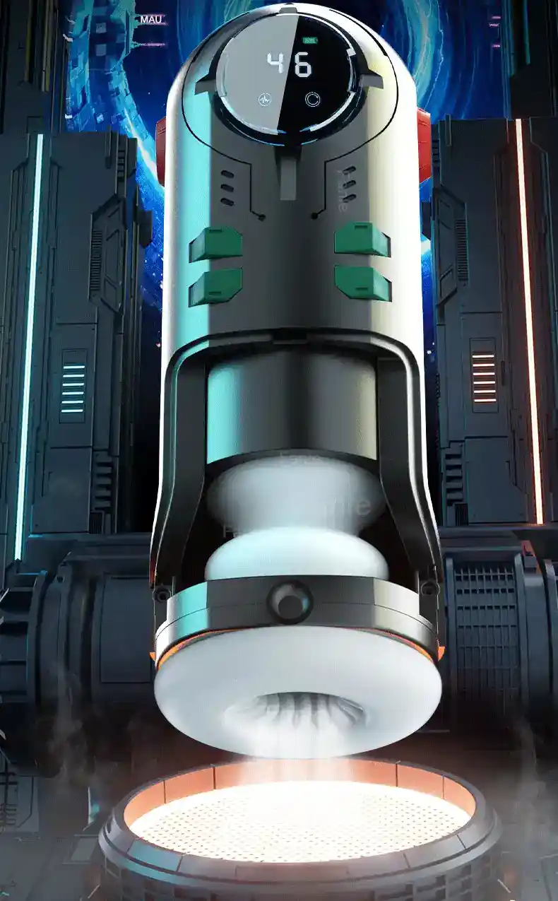 masturbador con funcion de calentamiento inteligente