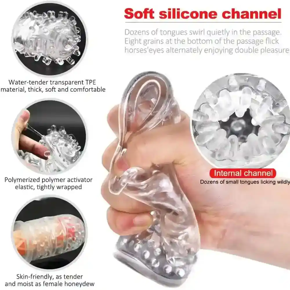 masturbador con rotacion y vibracion