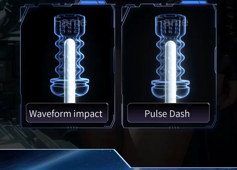 masturbador electrico con empuje realista