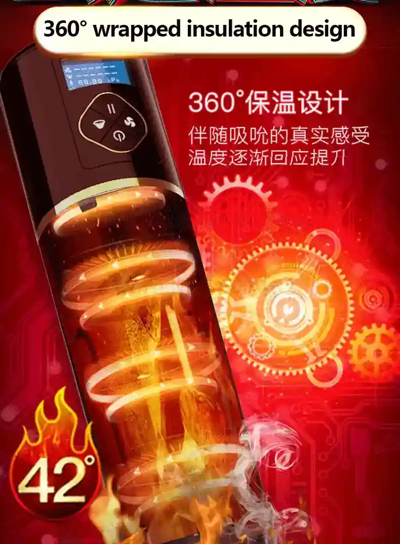 masturbador electrico con masaje acuatico