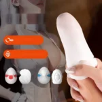 masturbador huevo bolsillo doble sensación