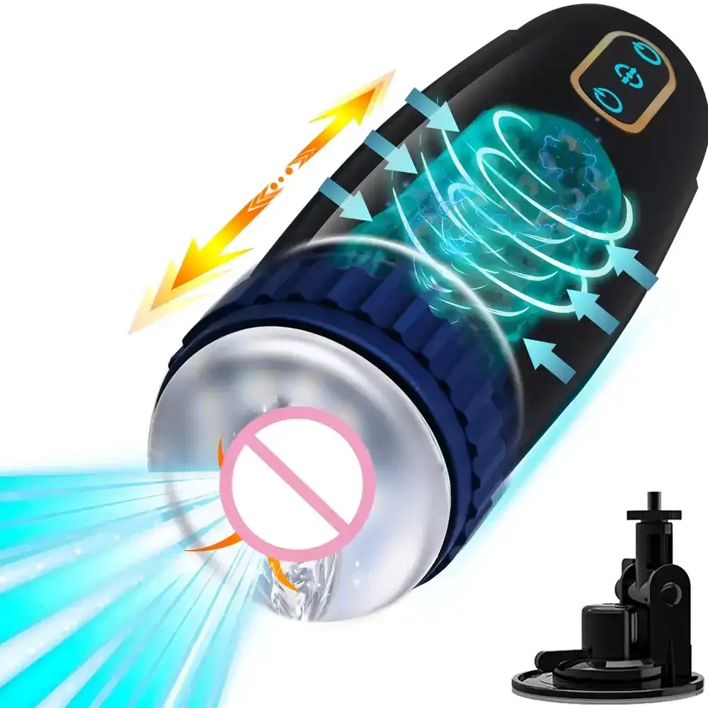 masturbador masculino con empuje automatico