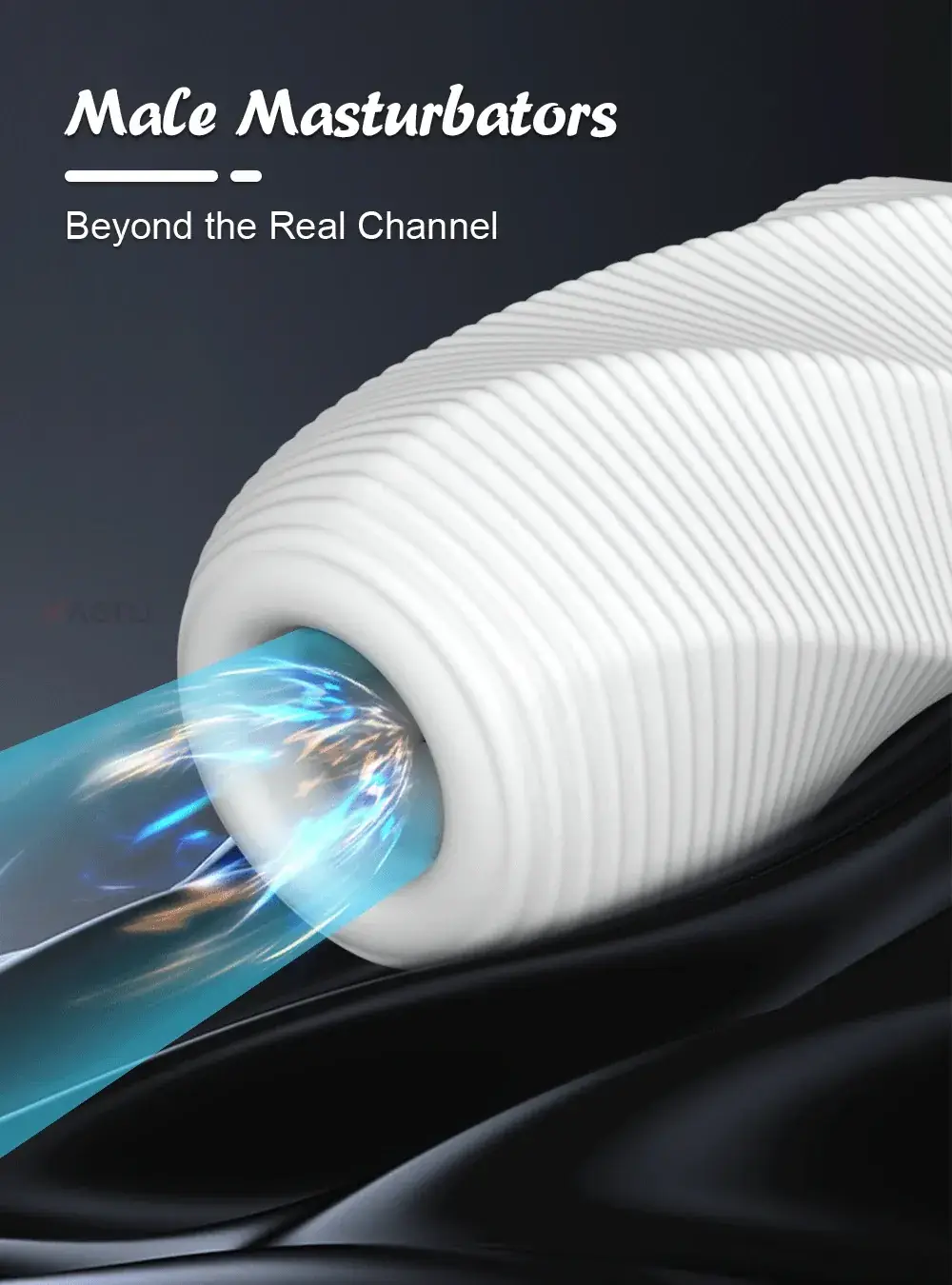 masturbador masculino silicona medica flexible