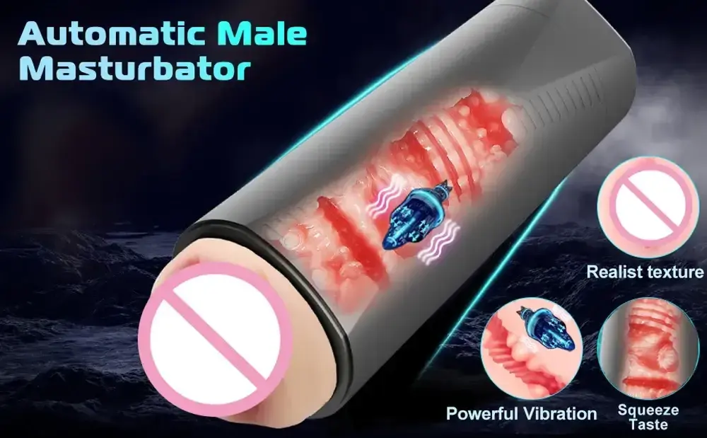masturbador masculino textura espiral tpe