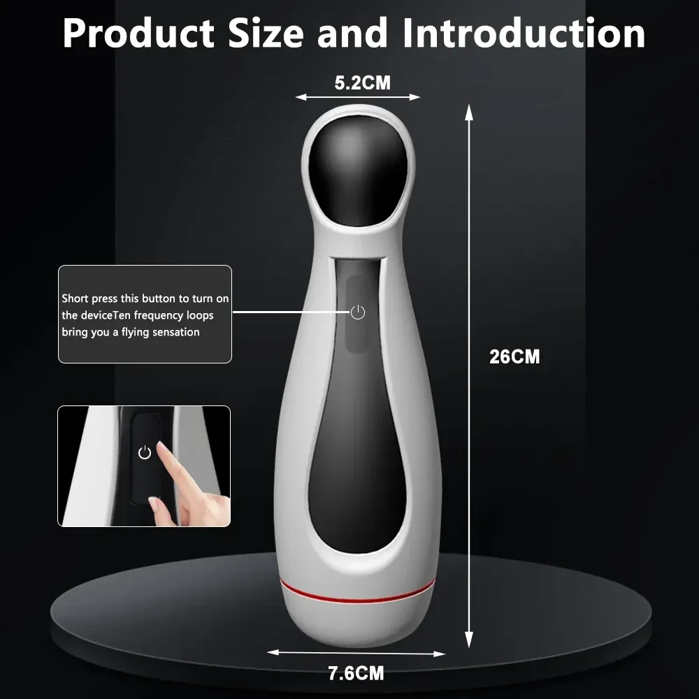 masturbador masculino vibracion entrenamiento pene