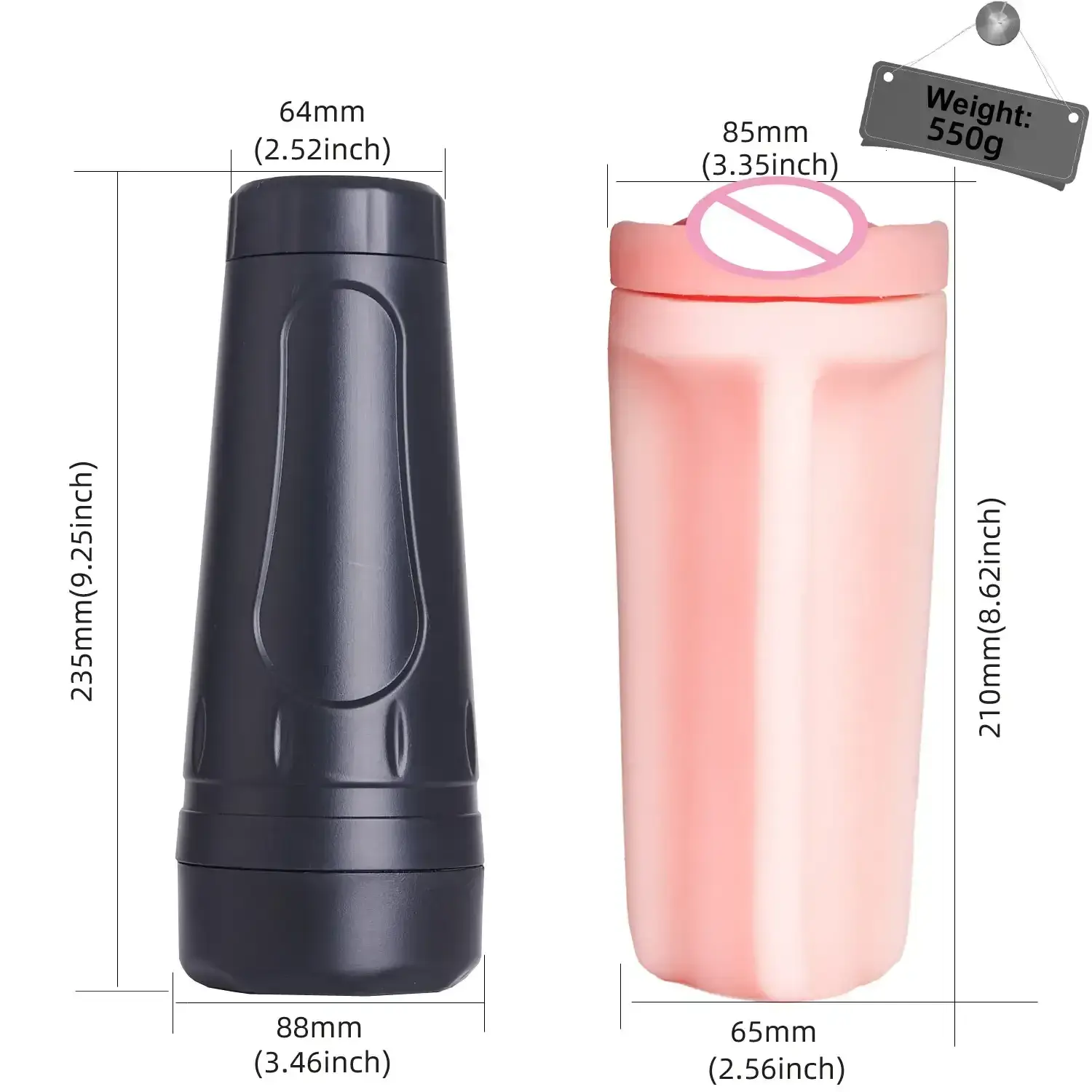 masturbador tpe realista tacto suave