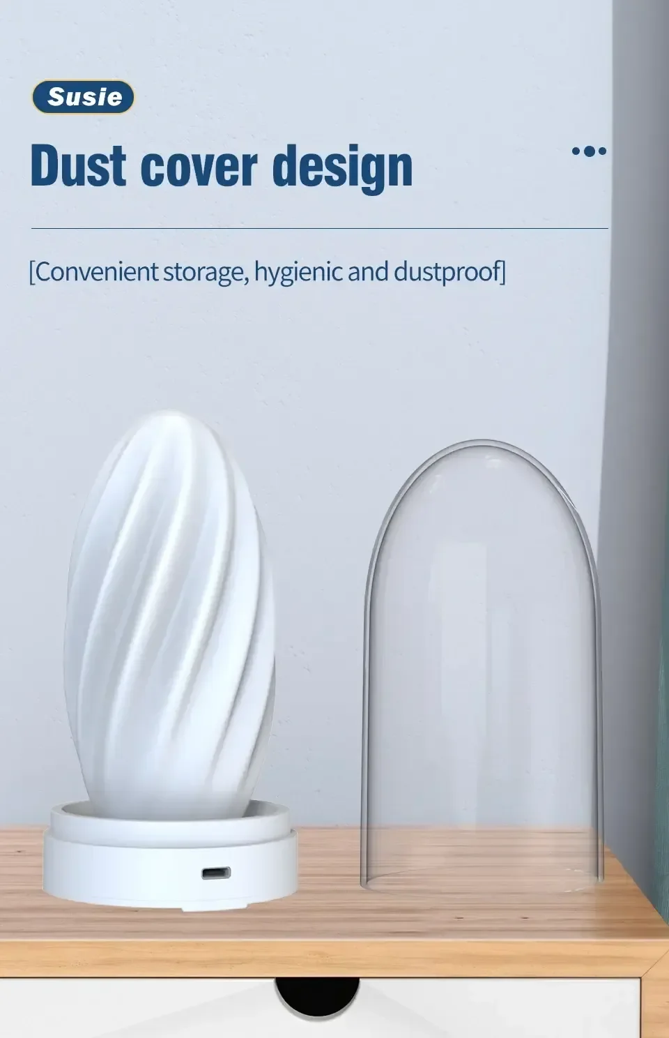 masturbador usb con textura realista