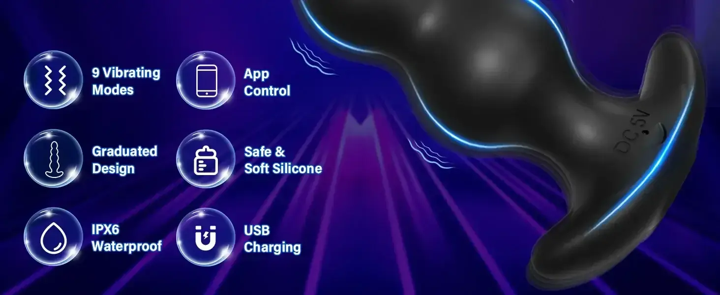 masturbador vibrador con control app