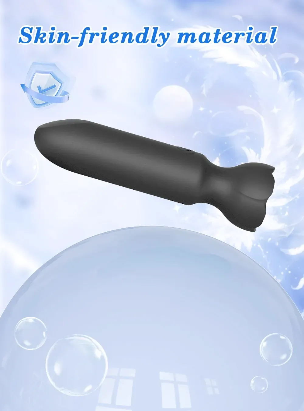 mini vibrador silicona con 10 modos