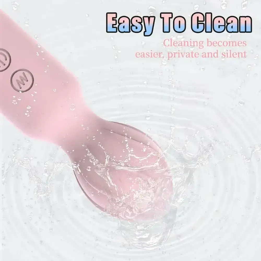 mini vibrador silicona con estimulacion