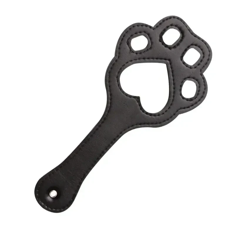 pala de cuero negra para bdsm