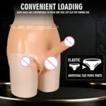 pantalón con dildos doble penetración