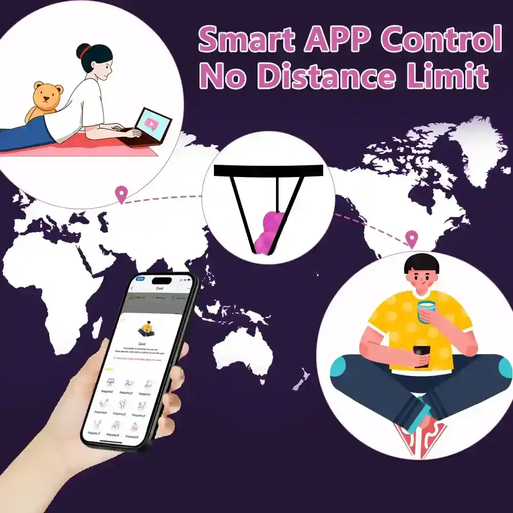 panties vibradores negros con bluetooth