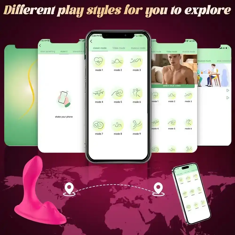 panties vibrantes para juego interactivo