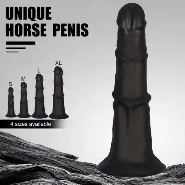 pene de caballo falso para ano