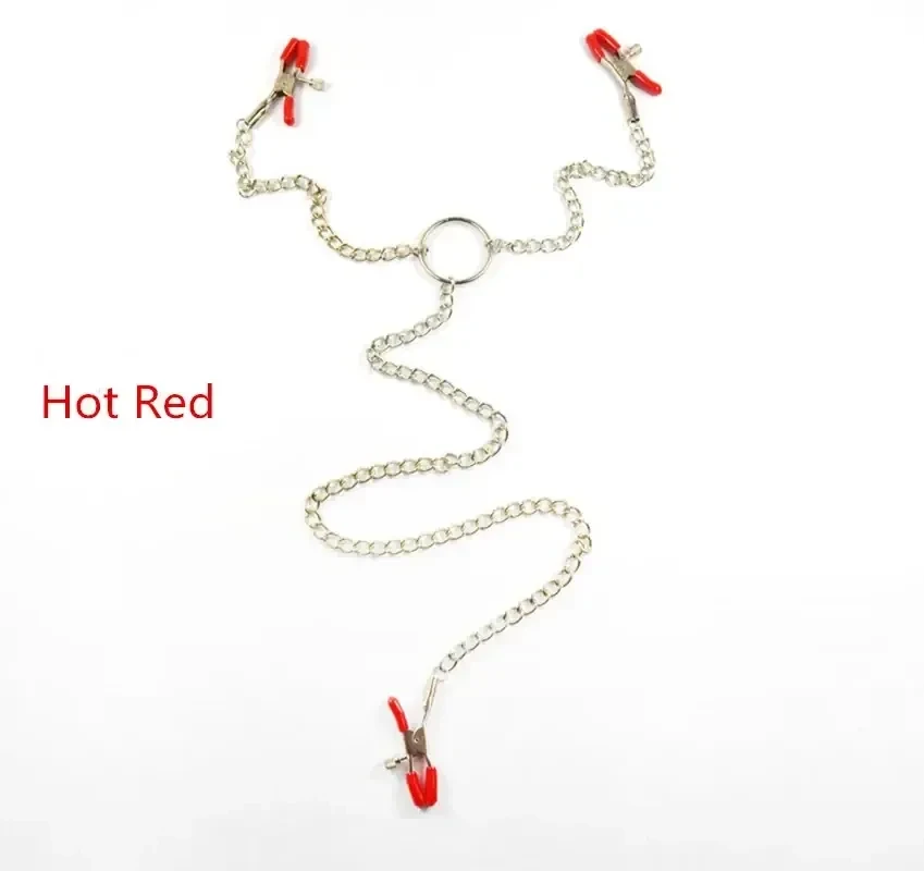 pinzas bondage acero inoxidable con goma