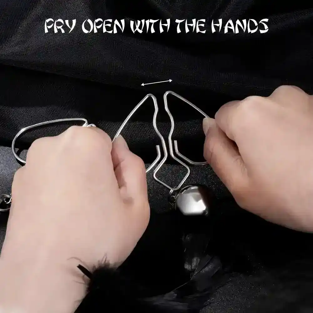 pinzas metálicas con pesos para pezones