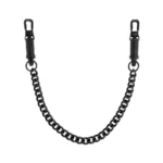 pinzas negras bdsm no perforantes metal