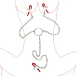 pinzas para pezones bondage de metal