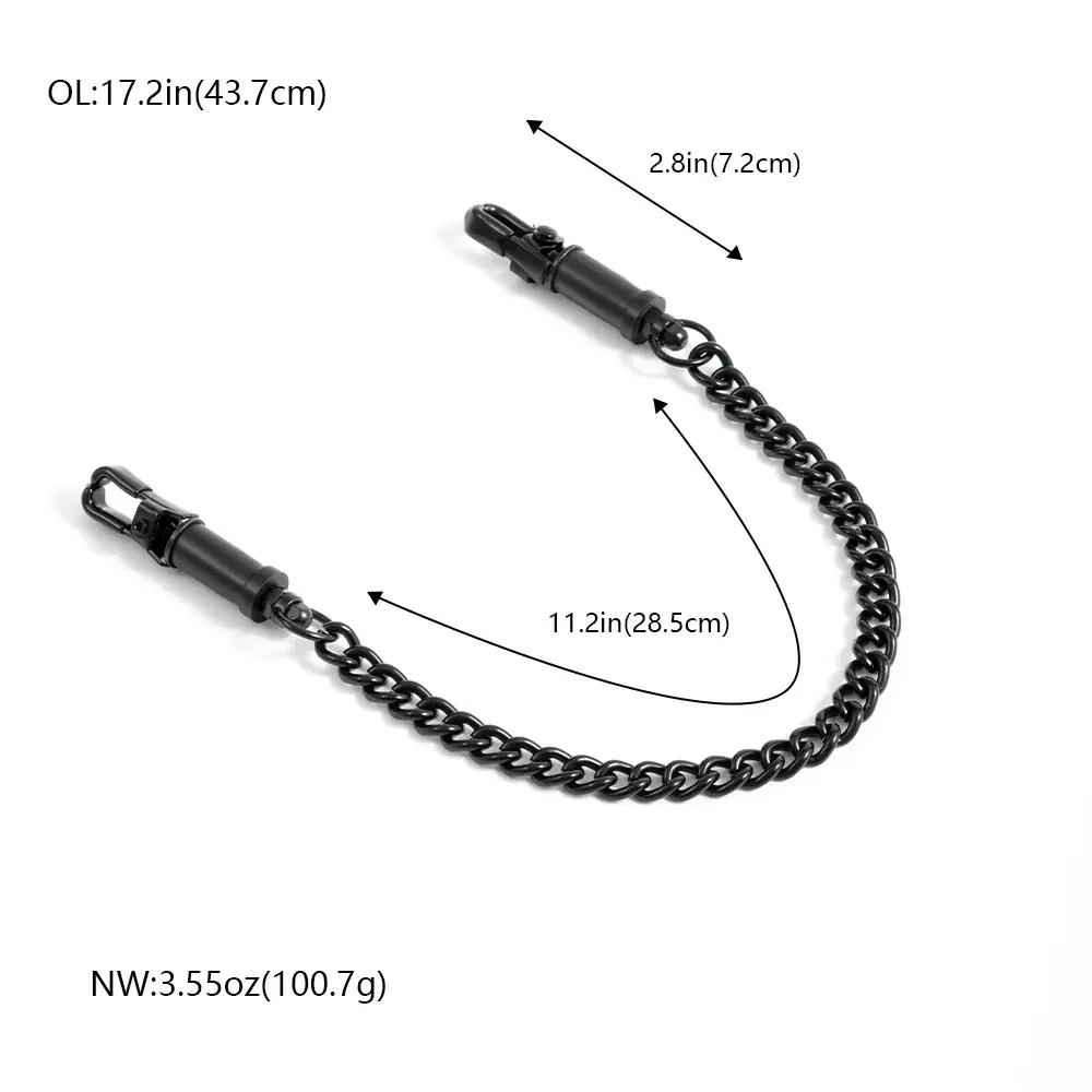 pinzas para pezones con cadena metalica