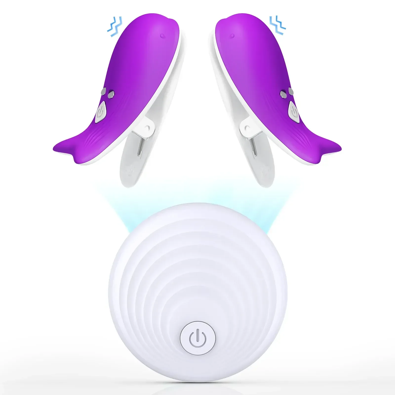 pinzas para pezones con vibracion remota