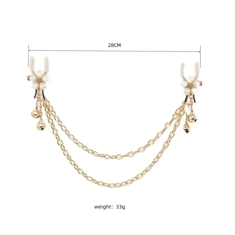 pinzas para pezones metal con detalle