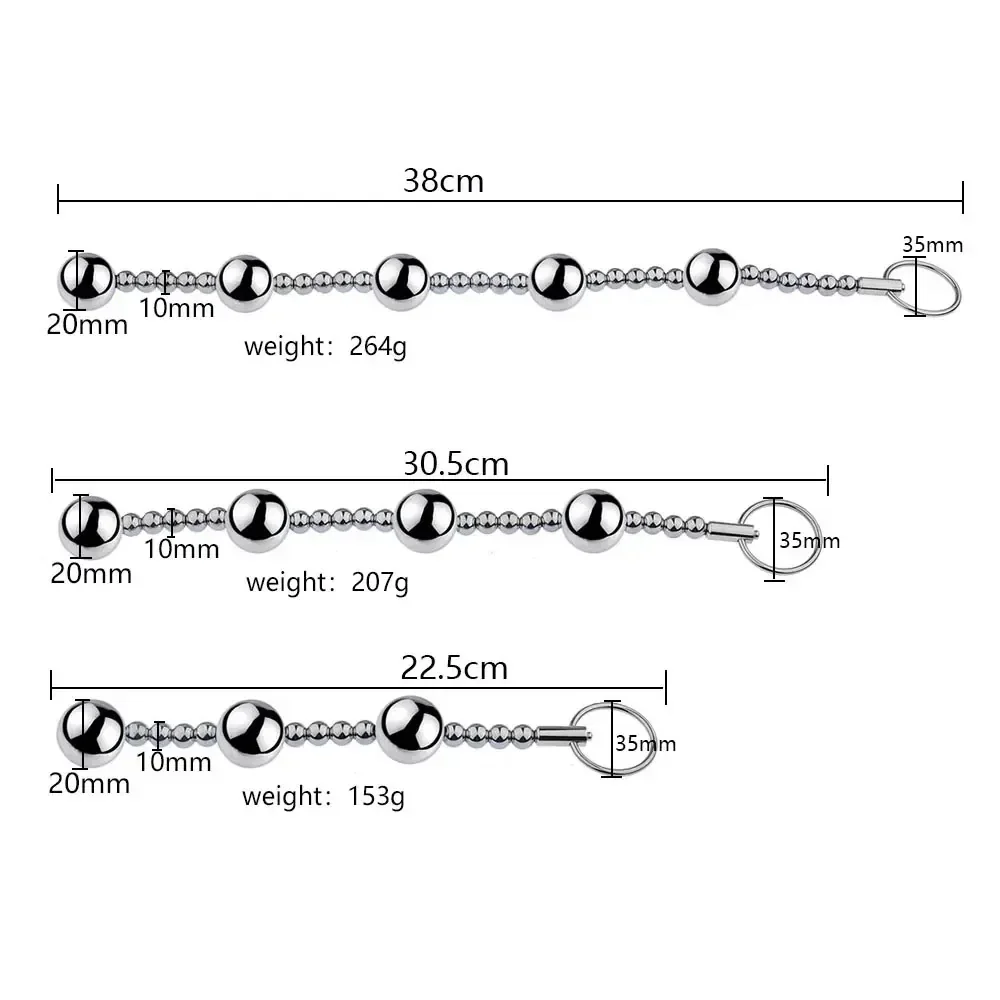 plug acero inoxidable con estimulacion