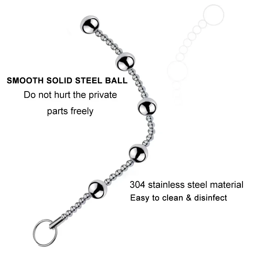 plug anal acero electroestimulacion pene