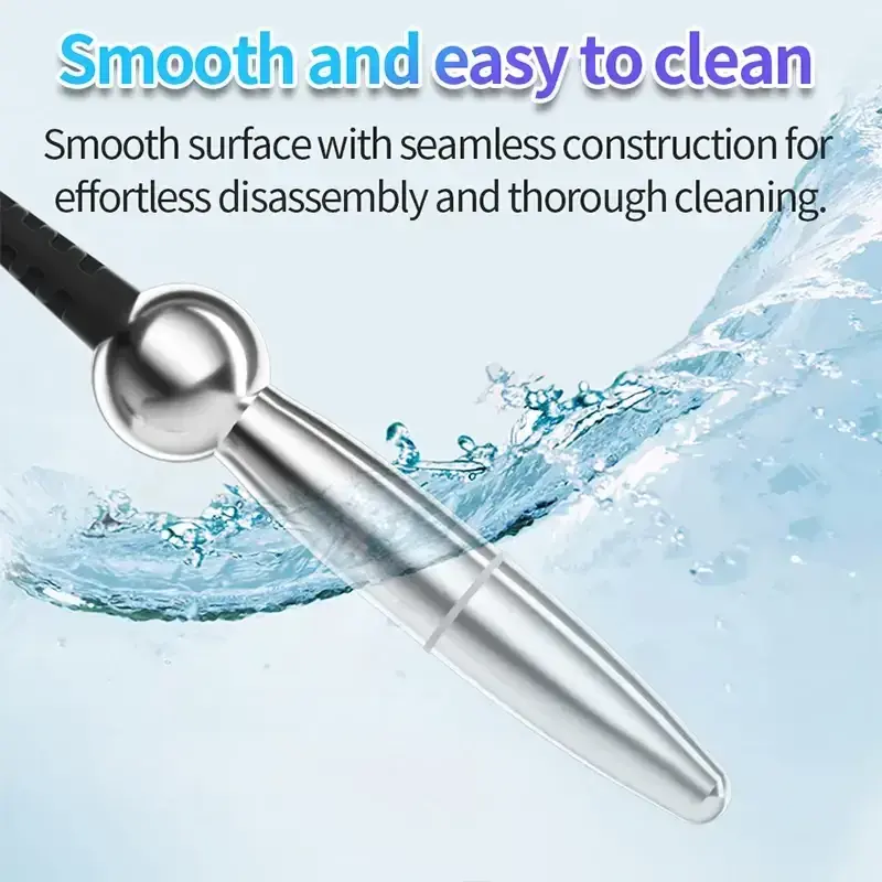 plug anal acero inoxidable para estimulacion profunda
