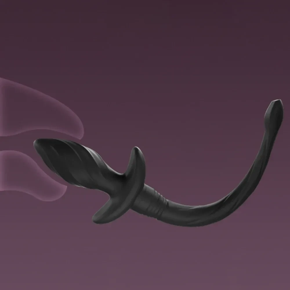 plug anal bdsm cola silicona