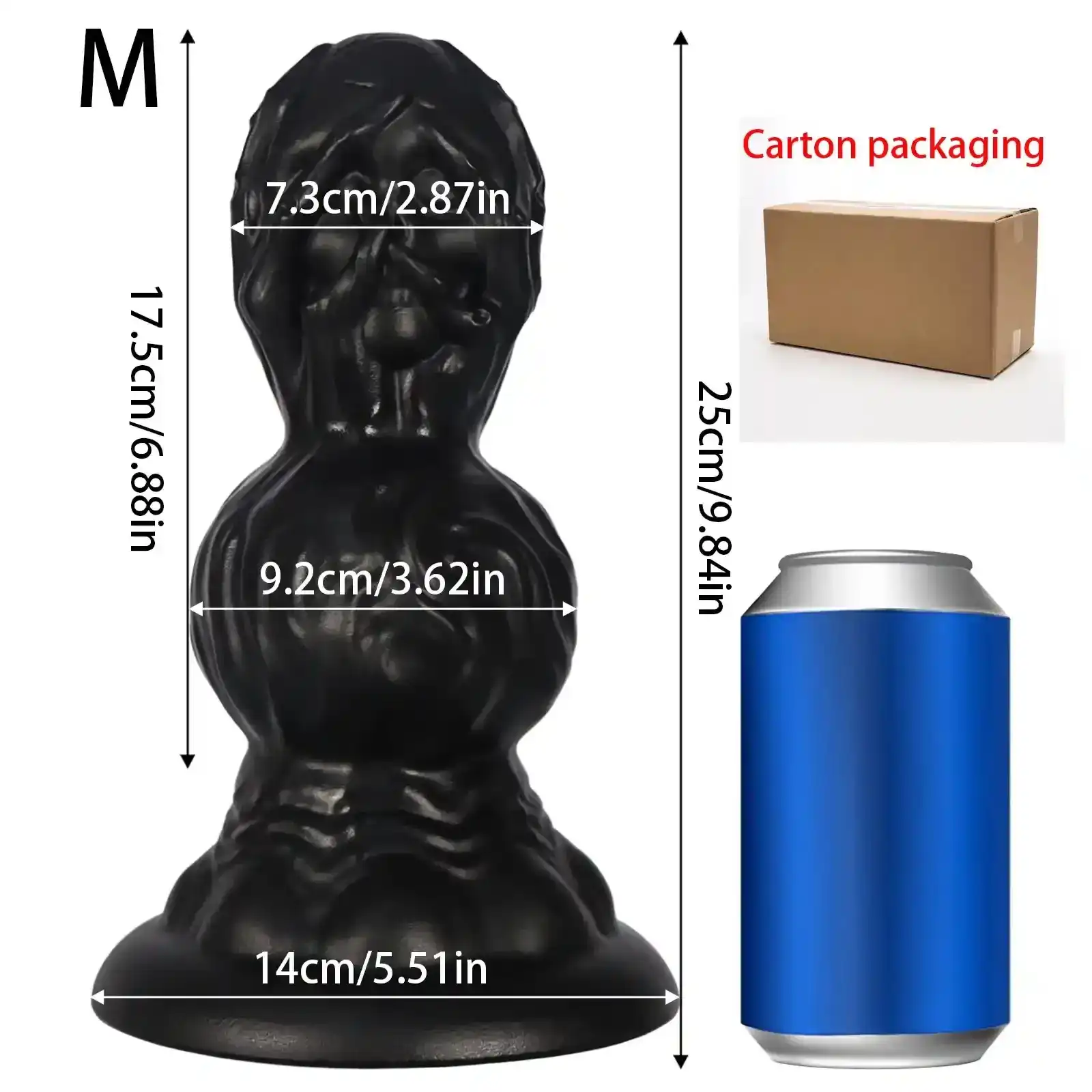 plug anal con base de succión