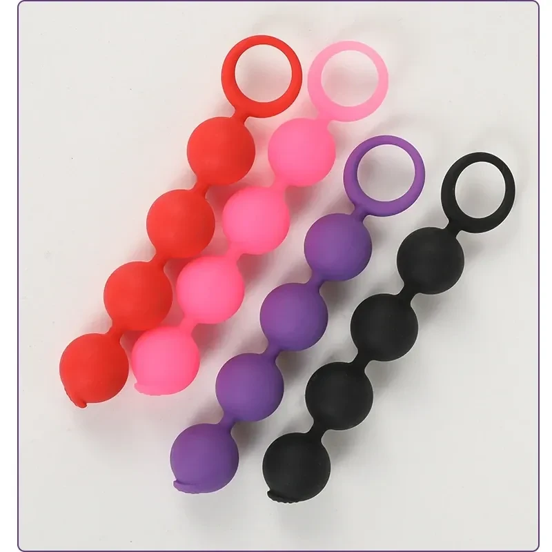 plug anal con bolas pequenas