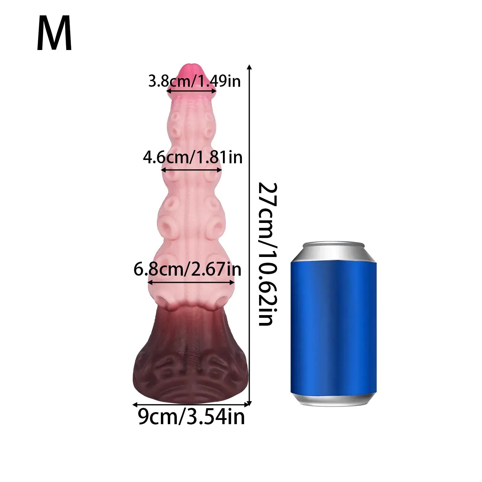 plug anal con nudo de silicona