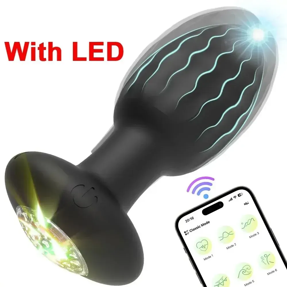 plug anal con nueve modos vibración