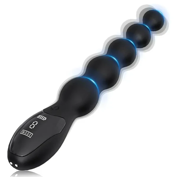 plug anal con pantalla led vibrador