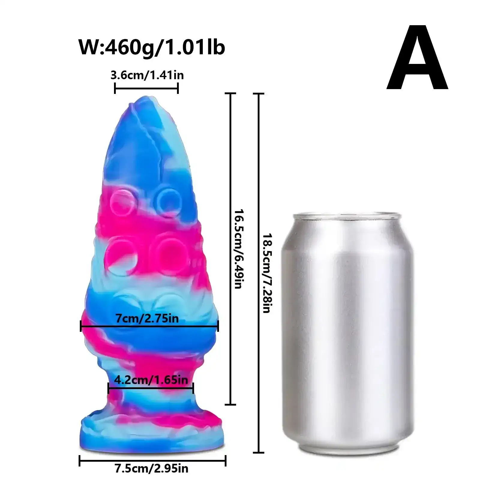 plug anal con tentaculos de silicona