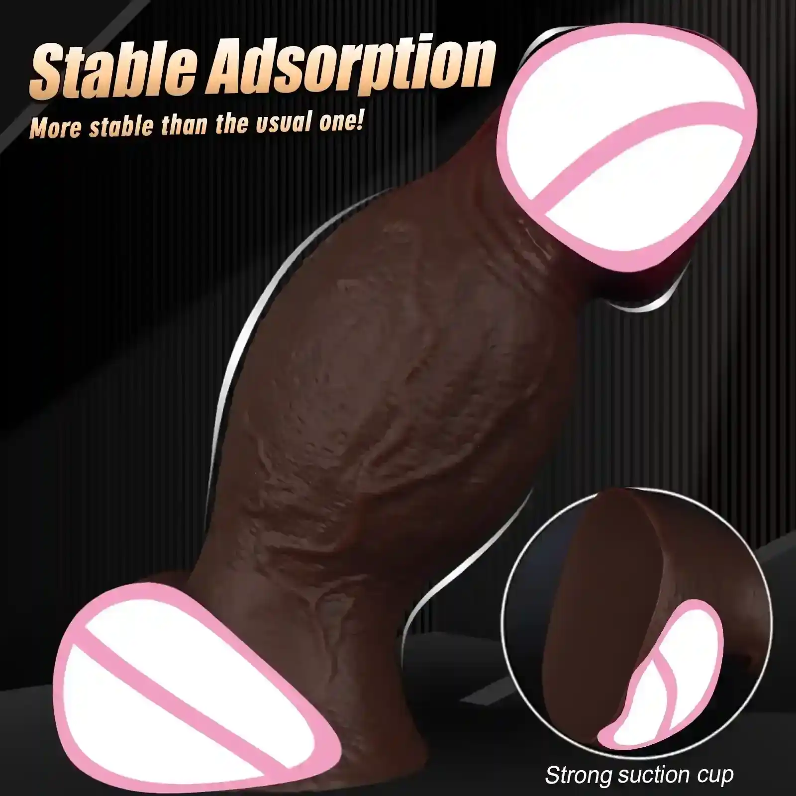 plug anal con ventosa silicona 1