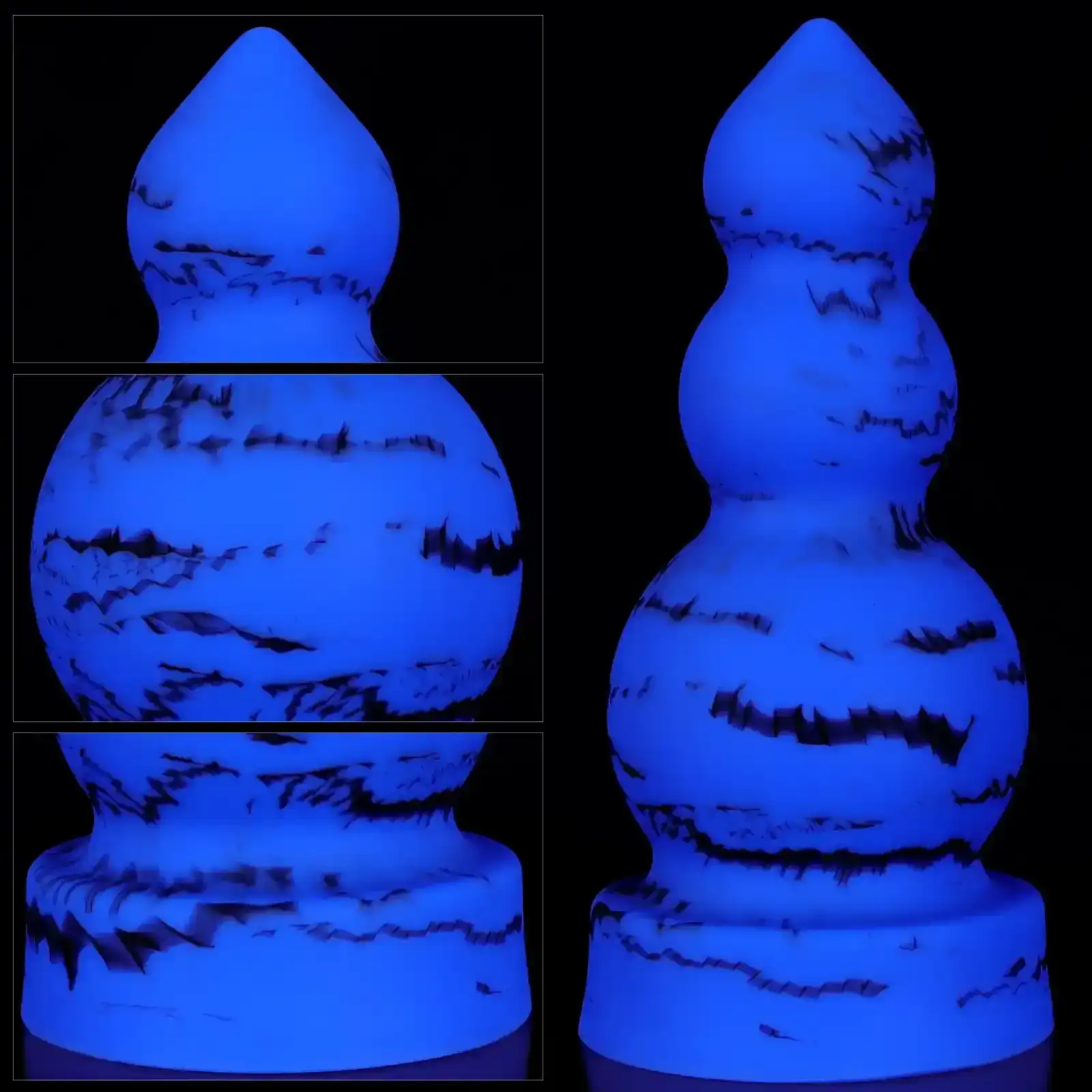 plug anal con ventosa silicona liquida