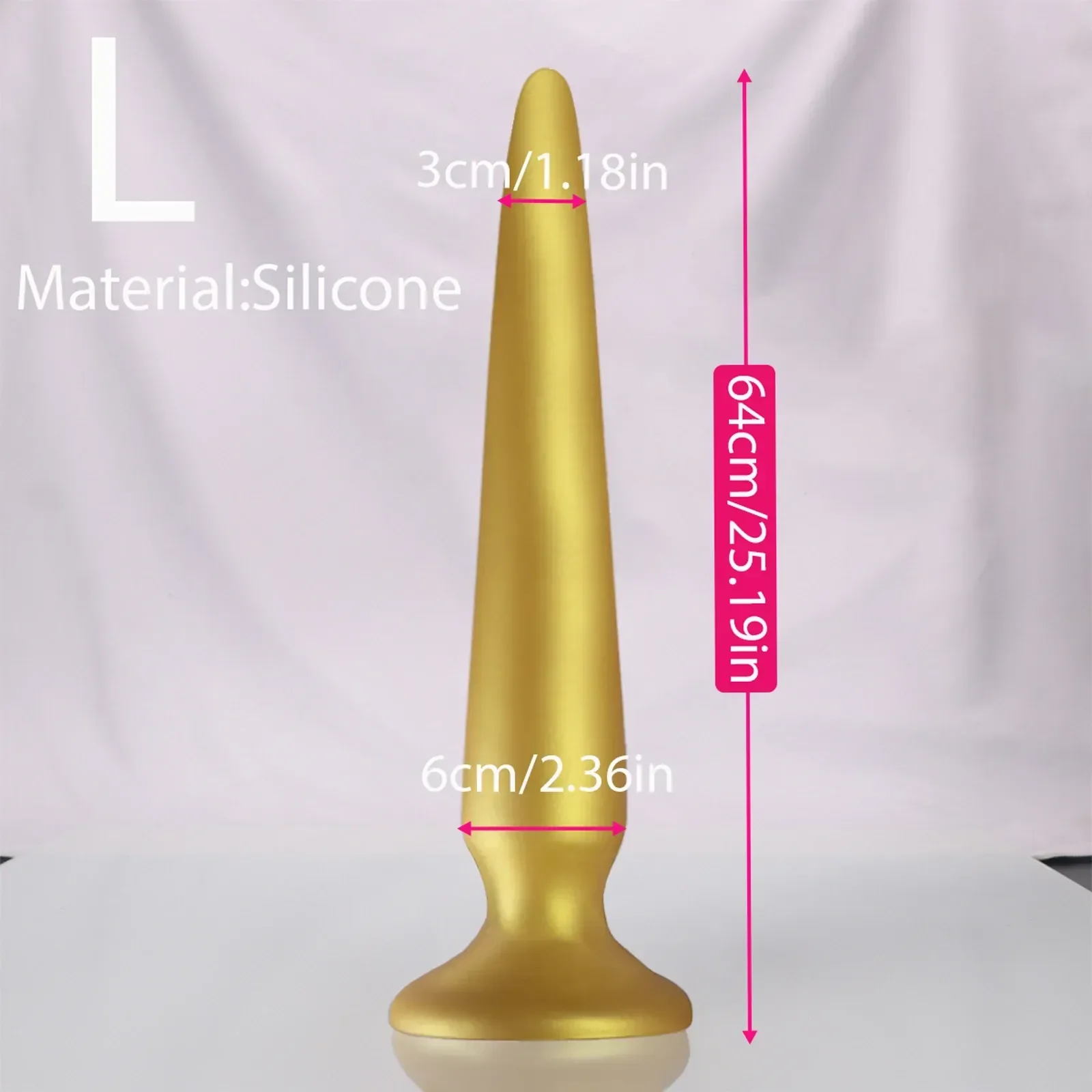 plug anal con ventosa xxl