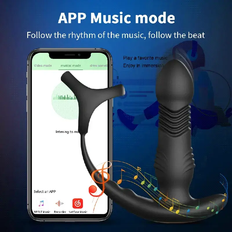 plug anal de empuje para pareja