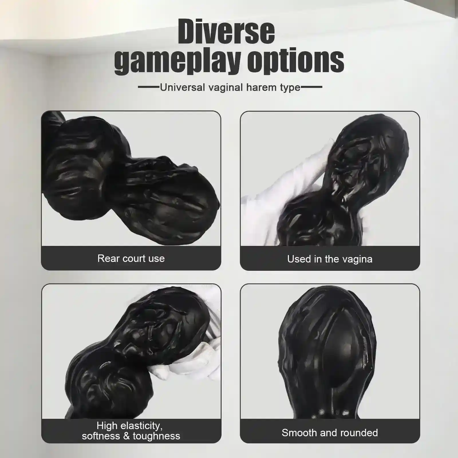 plug anal de goma tamaño grande xl