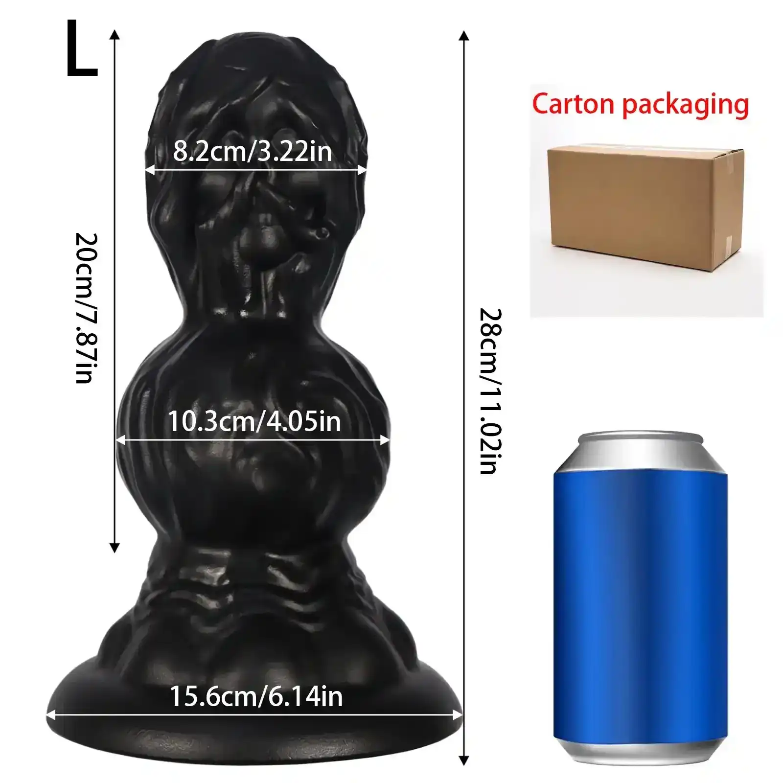 plug anal de goma tamaño mediano