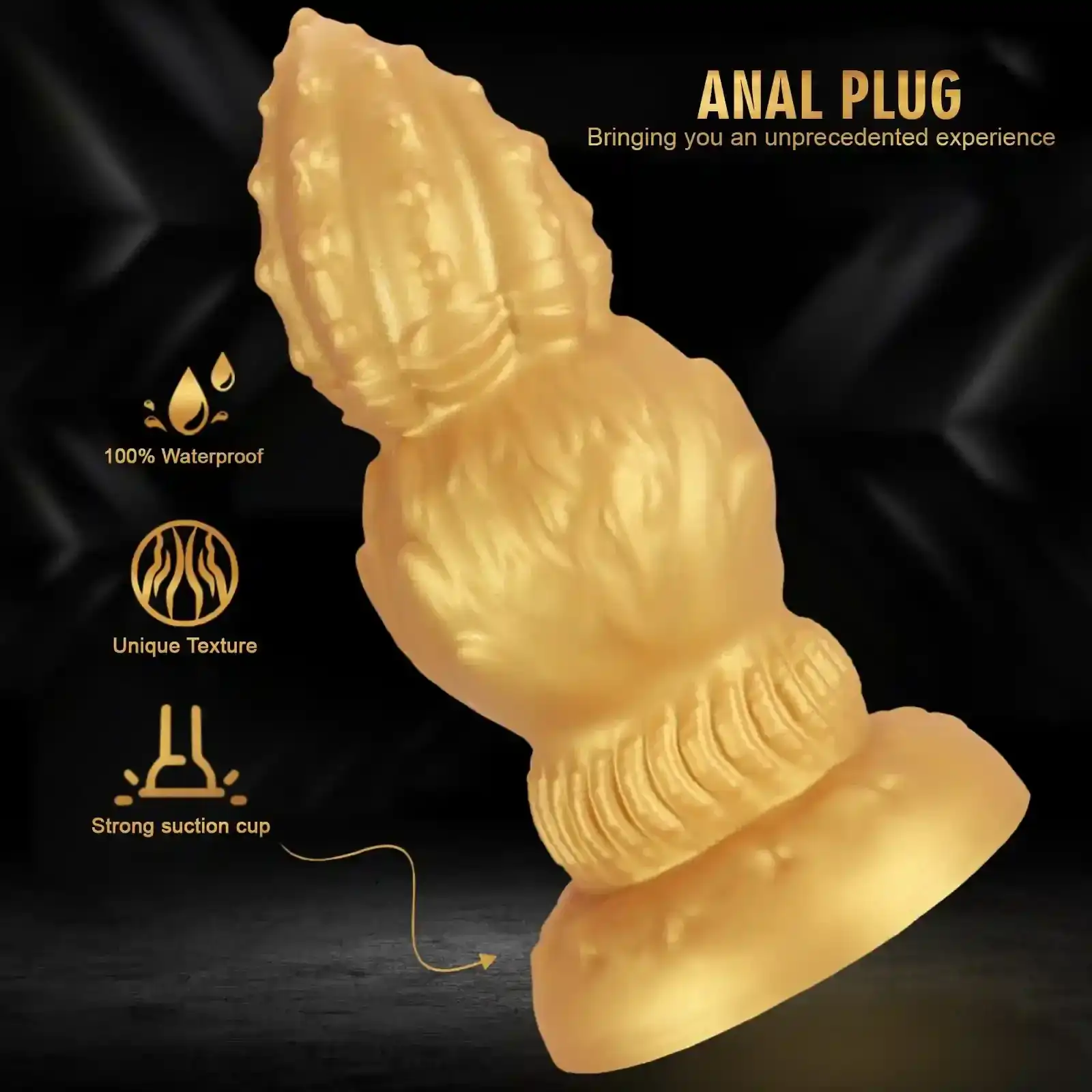 plug anal de silicona confortable