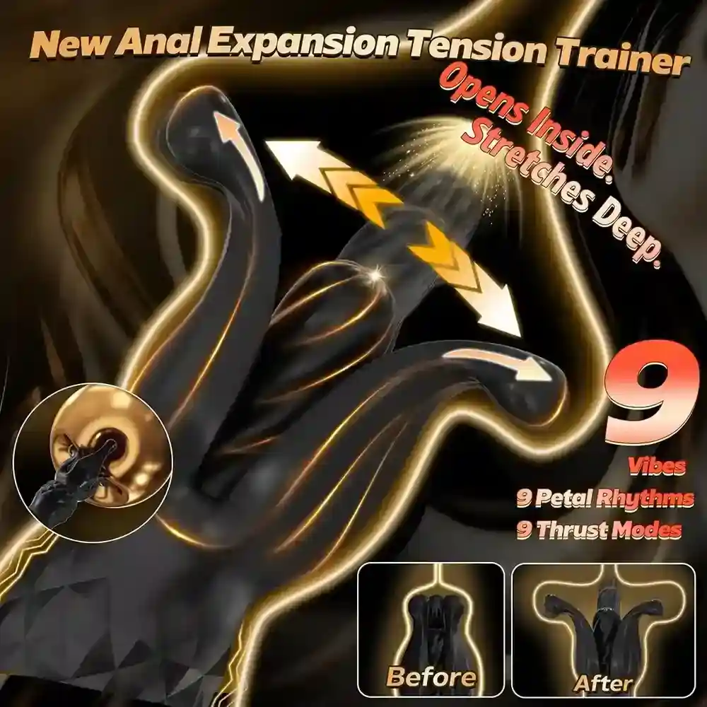 plug anal doble anillo vibracion remota