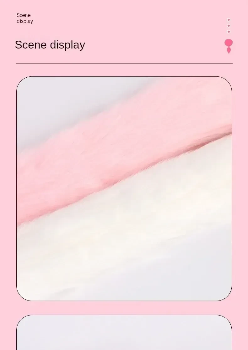 plug anal ergonomico cola de zorro