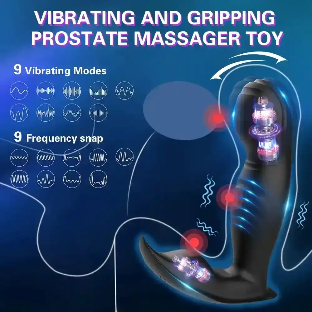 plug anal ergonomico con vibracion