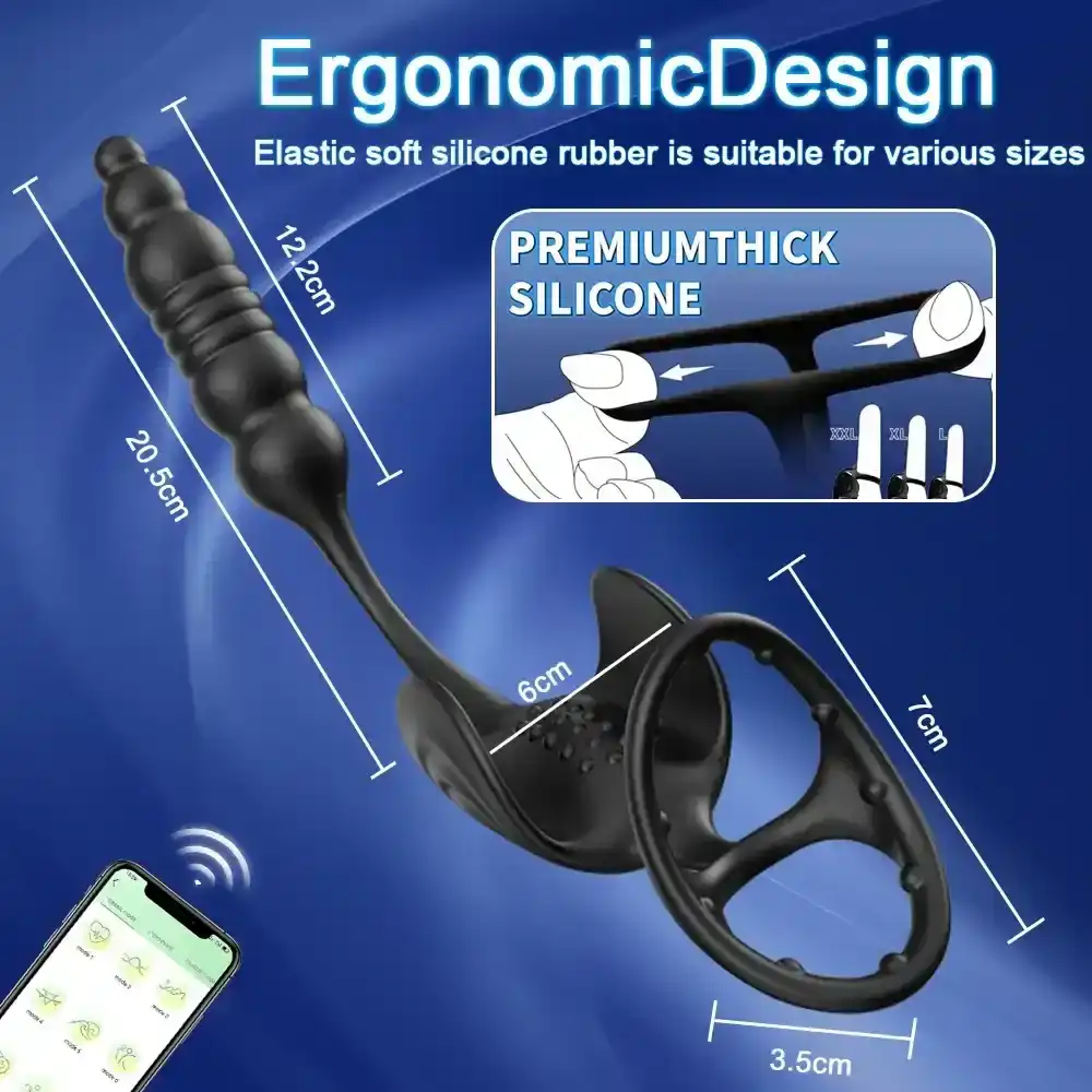 plug anal ergonomico silicona medica 1