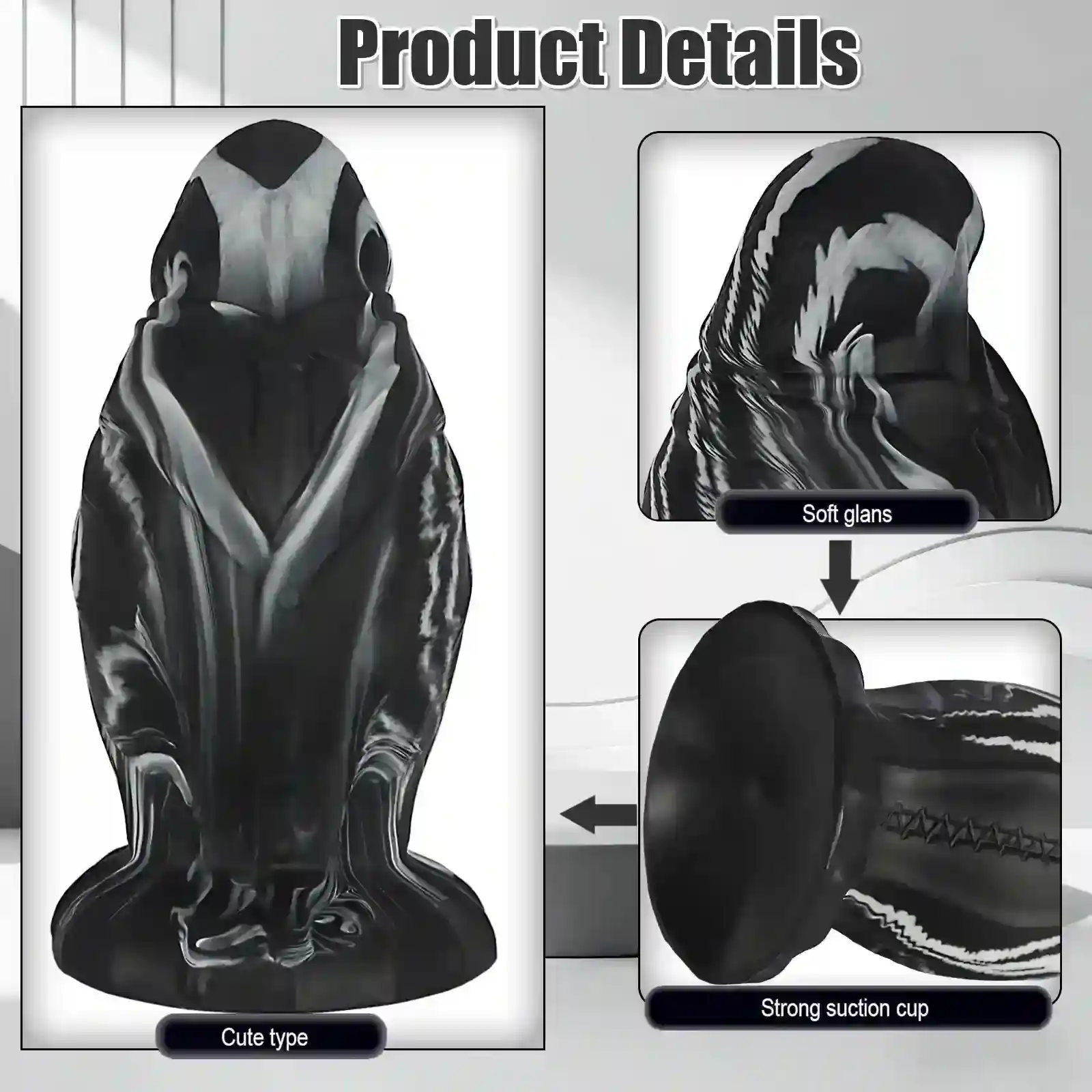 plug anal fantasia con ventosa